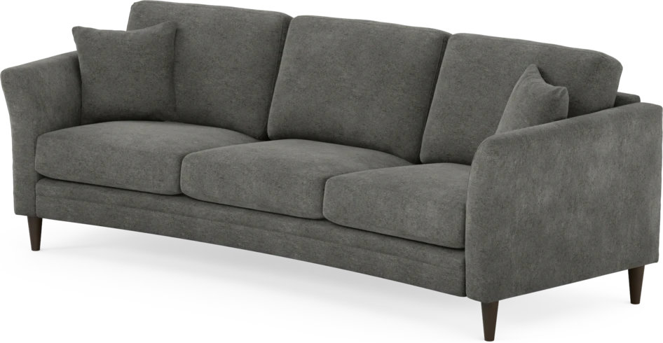 Eden - 3-sits soffa svängd - Grå
