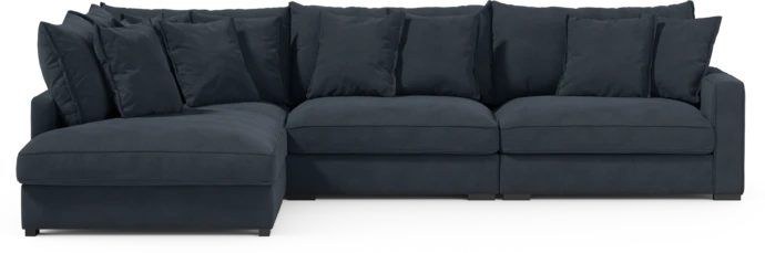 Rossi, 3-sits soffa med divan vänster