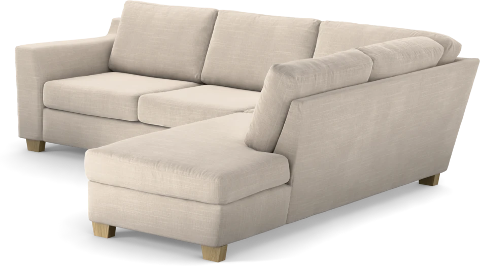 Friday - 2,5-sits soffa med divan höger - Beige