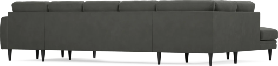 Eden - 3-sits soffa med divan vänster och schäslong höger - Grå