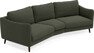 Madison - 3-sits soffa svängd, 90 cm - Grön