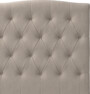 Delux Välvd - Sänggavel, 90-210 cm - Beige