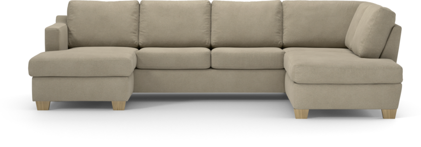 Friday - 3-sits soffa med schäslong vänster och divan höger - Beige