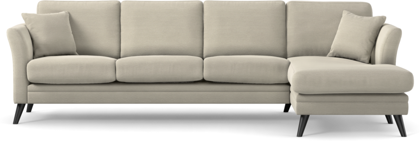 Eden - 3-sits soffa med schäslong - Beige