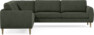 Bridge - Hörnsoffa, 2+3-sits - Grön