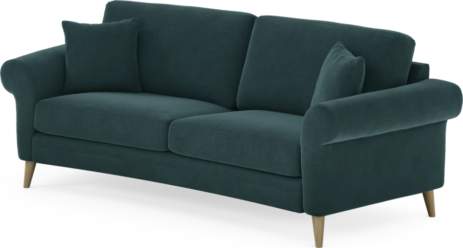 Eden - 2,5-sits soffa svängd - Blå