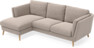 Madison Lux - 2-sits soffa med schäslong vänster - Beige