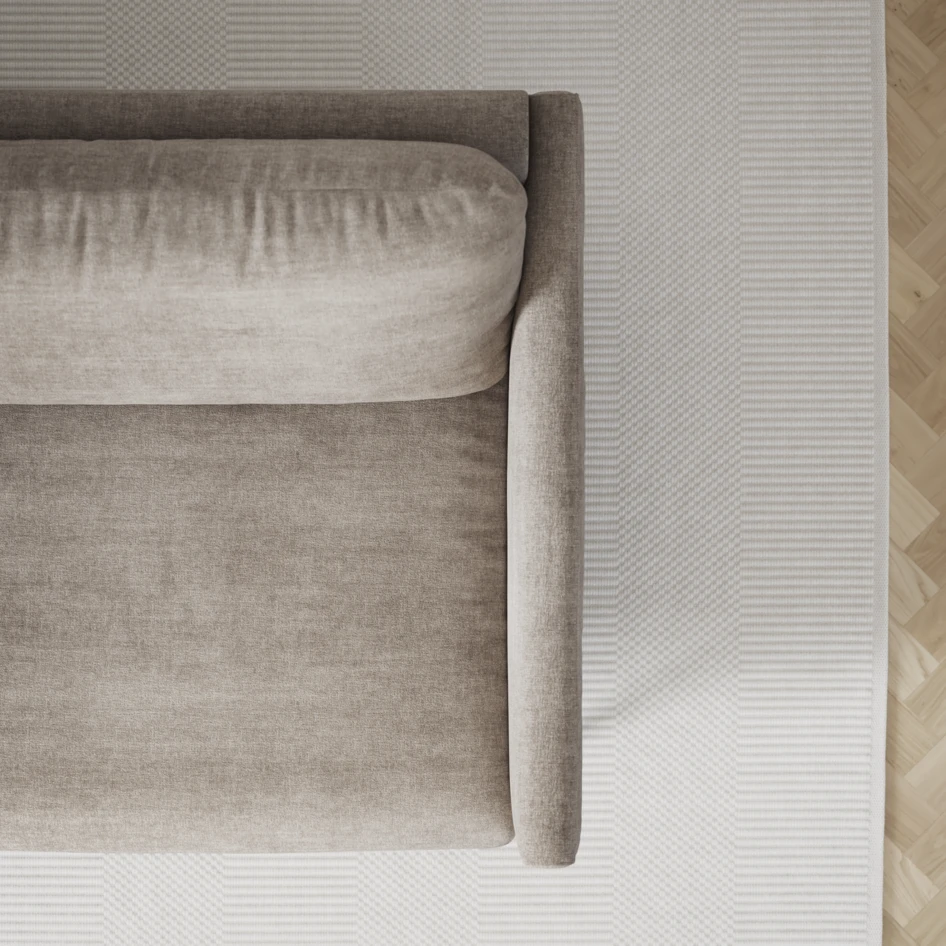 Madison Lux - 2-sits soffa med divan vänster och höger - Beige