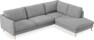 Madison Lux - 3-sits soffa med divan höger - Vit