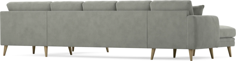 Eden - 3-sits soffa med schäslong vänster och divan höger - Grå