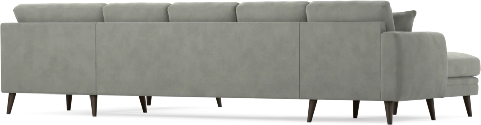 Eden - 3-sits soffa med schäslong vänster och divan höger - Grå