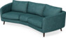 Madison - 3-sits soffa svängd, 70 cm - Turkos