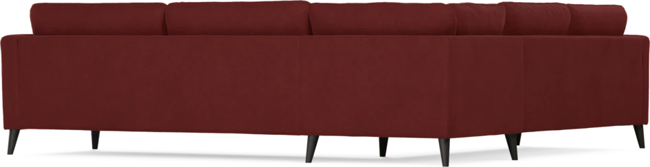 Bridge - Hörnsoffa, 2+3-sits - Röd