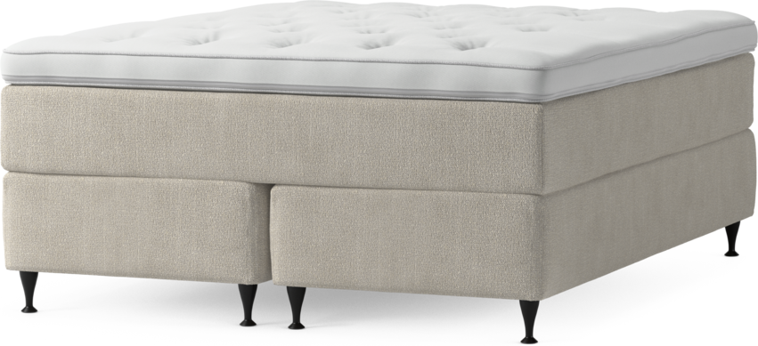 Delux Dream - Kontinentalsäng, dubbelsäng med bäddmadrass och sängben