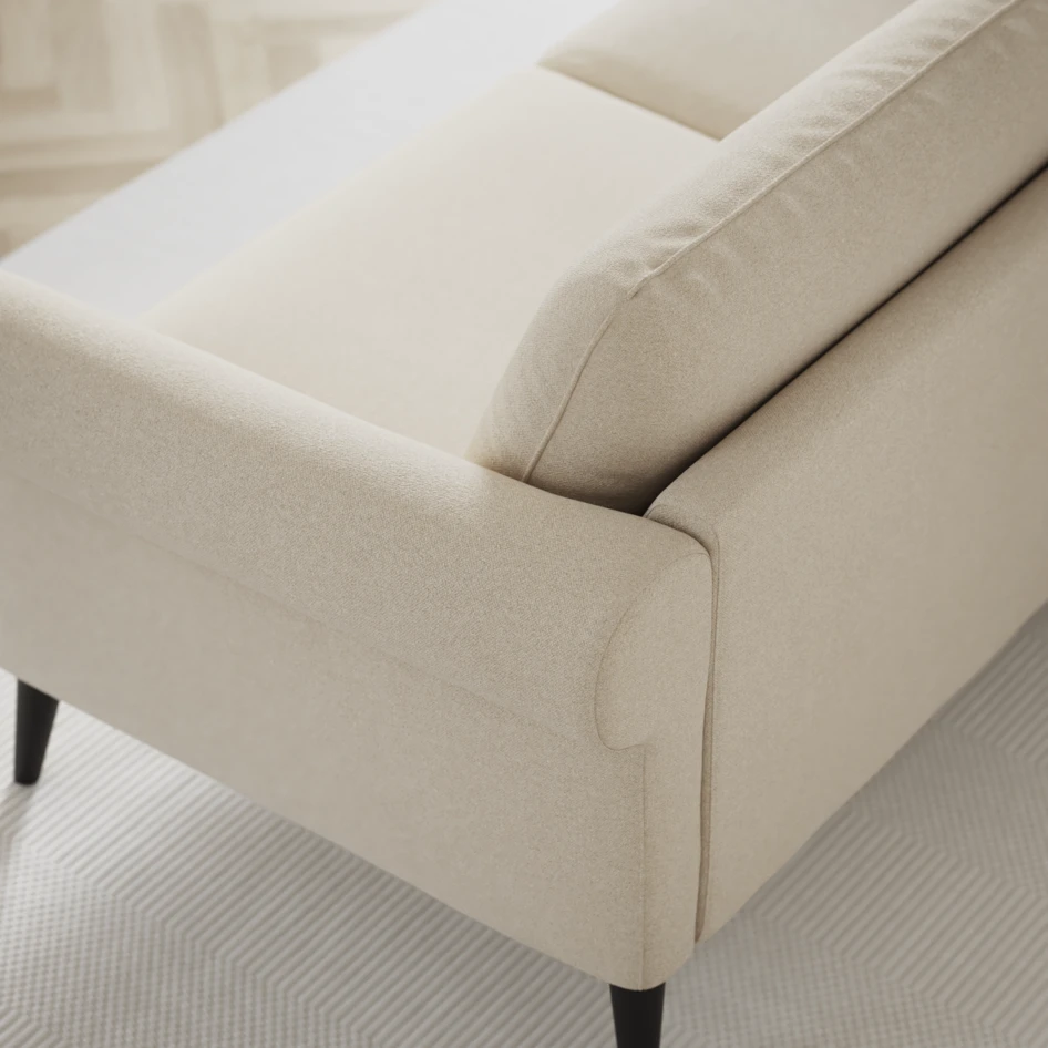 Bridge - 3-sits soffa med schäslong vänster och divan höger - Beige