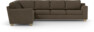 Friday - Hörnsoffa, 2+3-sits - Brun