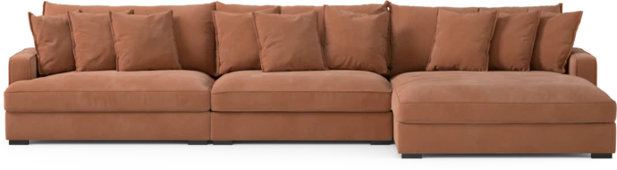 Rossi, 4-sits soffa med schäslong XL höger