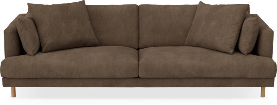 Harper - 4-sits soffa - Brun