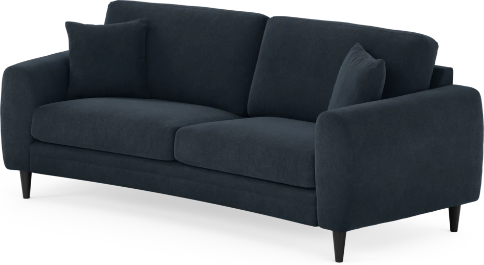 Eden - 2,5-sits soffa svängd - Blå