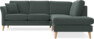 Eden - 2-sits soffa med divan - Grå