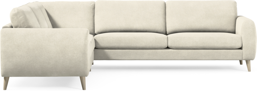 Bridge - Hörnsoffa, 2+3-sits - Vit