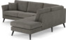 Eden - 2,5-sits soffa med divan - Grå
