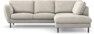 Madison Lux - 2-sits soffa med divan höger - Beige