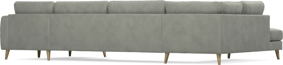 Bridge - 3-sits soffa med divan vänster och schäslong höger - Grå