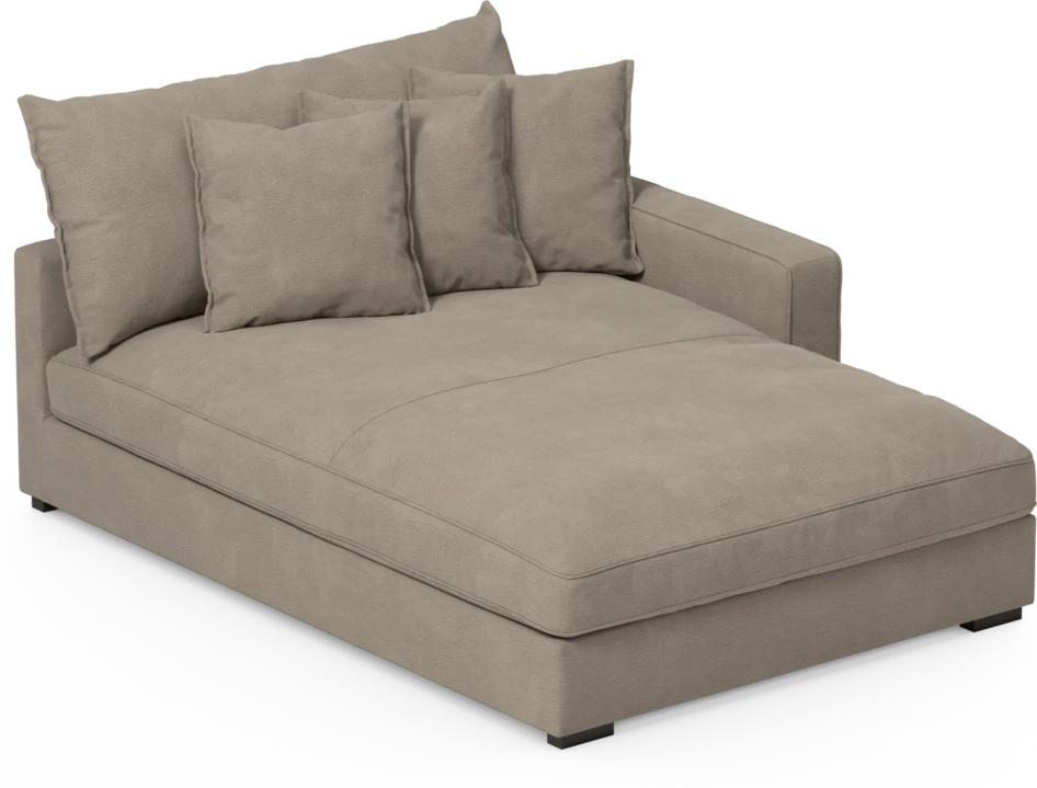 Rossi - Schäslong XL höger - Beige