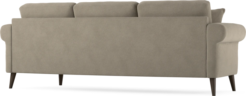 Eden - 3-sits soffa svängd - Beige