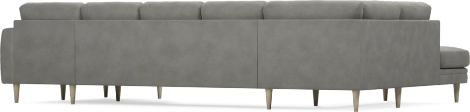 Eden - 3-sits soffa med divan vänster och schäslong höger - Grå