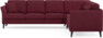 Eden - Hörnsoffa, 3+3-sits - Röd