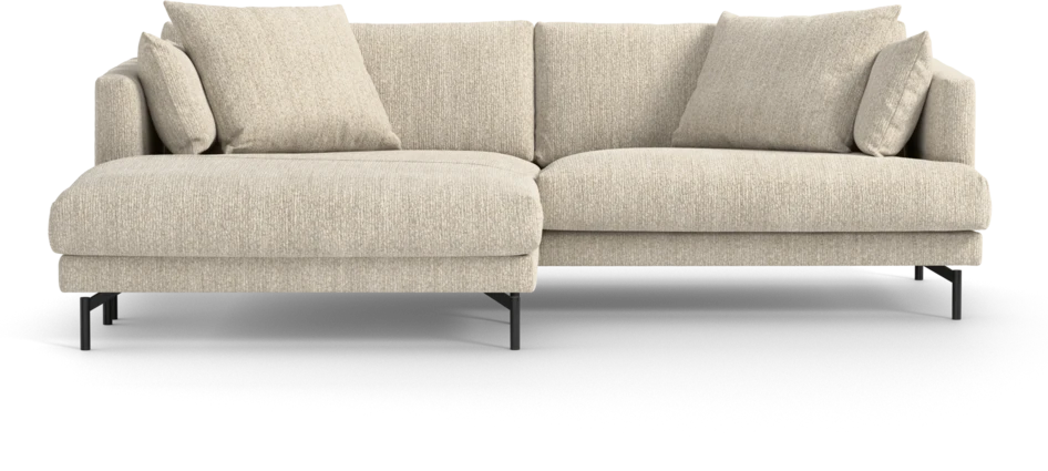 Harper - 4-sits med schäslong XL vänster - Beige