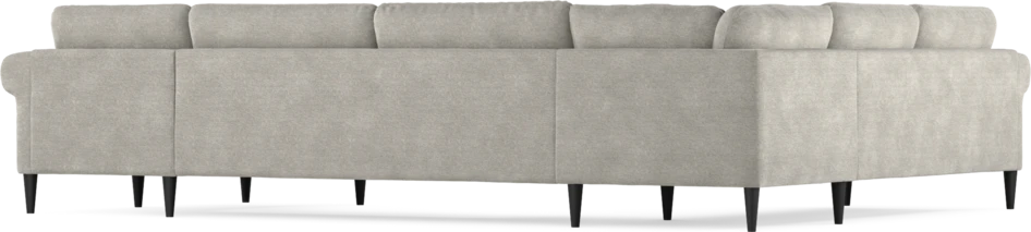 Bridge - Hörnsoffa, 2+3-sits med schäslong höger - Grå