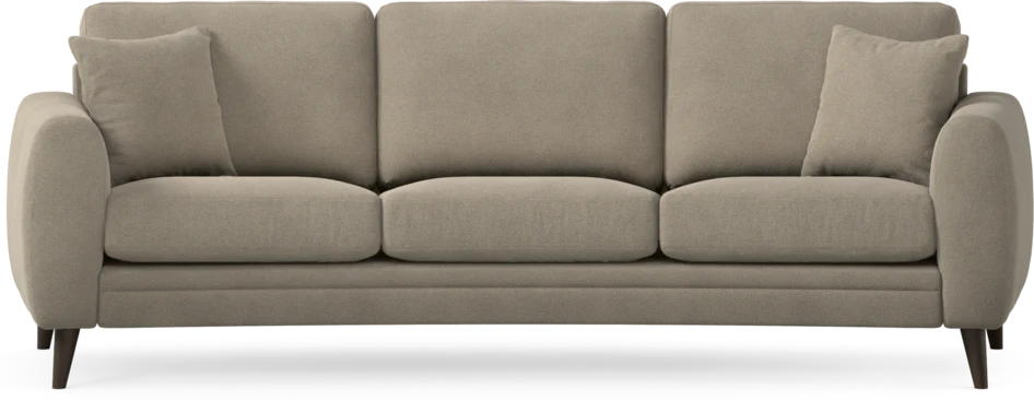 Eden - 3-sits soffa svängd - Beige