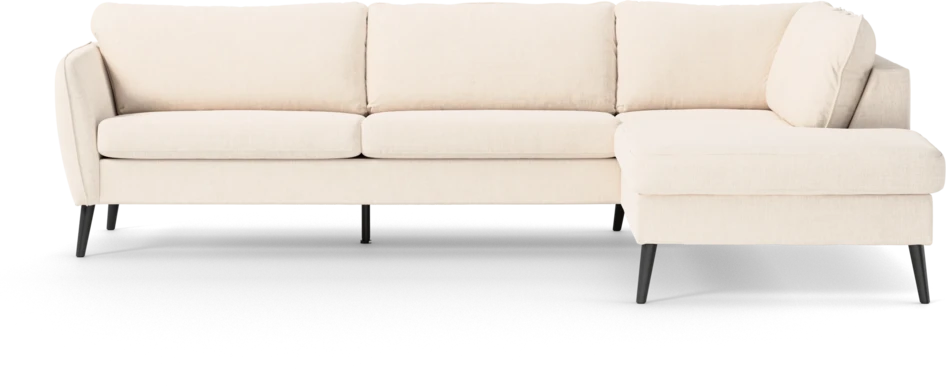 County - 2,5-sits soffa med divan höger - Vit