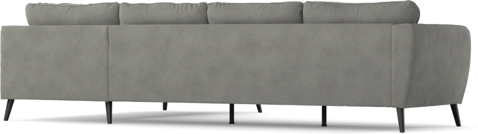 County - 3-sits soffa med divan höger - Grå