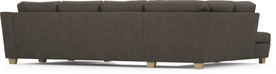 Friday - 3-sits soffa med divan vänster och schäslong höger - Brun