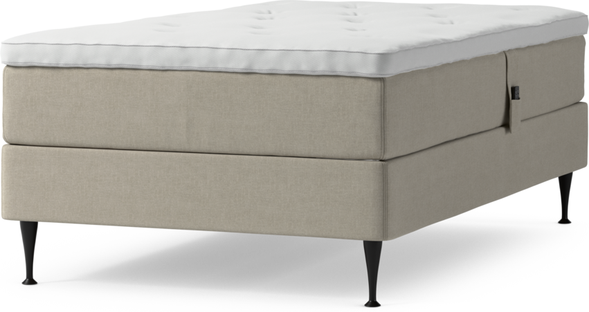 Delux Dream - Ställbar säng, enkelsäng med bäddmadrass och sängben