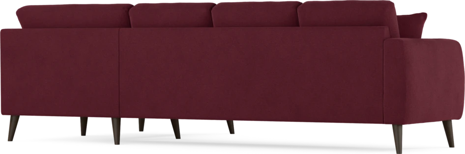 Eden - Hörnsoffa, 3+1-sits - Röd