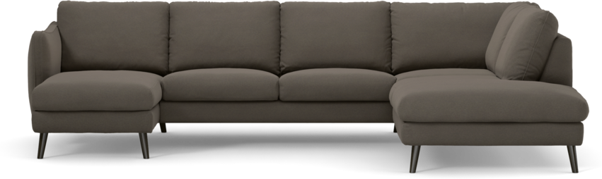 Madison Lux - 2-sits soffa med schäslong vänster och divan höger - Beige