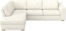 Friday - 2,5-sits soffa med divan vänster - Vit