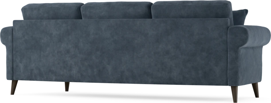 Eden - 3-sits soffa svängd - Blå