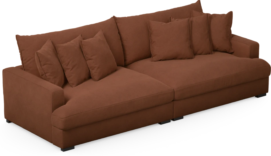 Rossi - 4-sits soffa - Orange