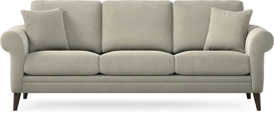 Eden - 3-sits soffa - Brun