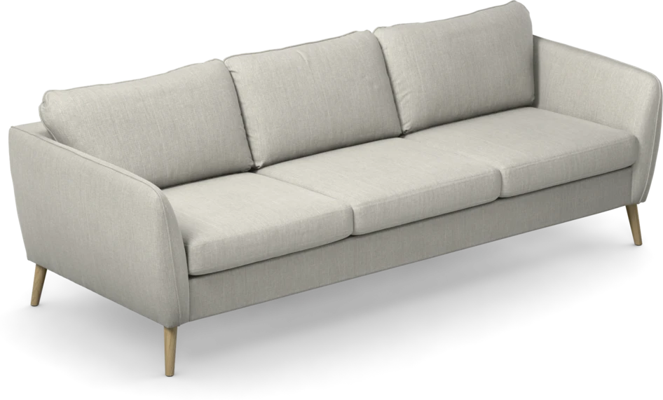 County - 3-sits soffa - Grå