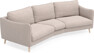 Madison - 3-sits soffa svängd, 90 cm - Beige