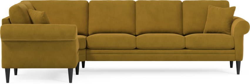 Eden - Hörnsoffa, 1+3-sits - Gul