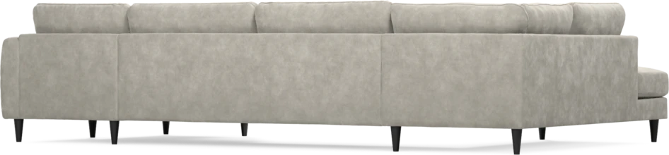 Bridge - 3-sits soffa med divan vänster och schäslong höger - Grå