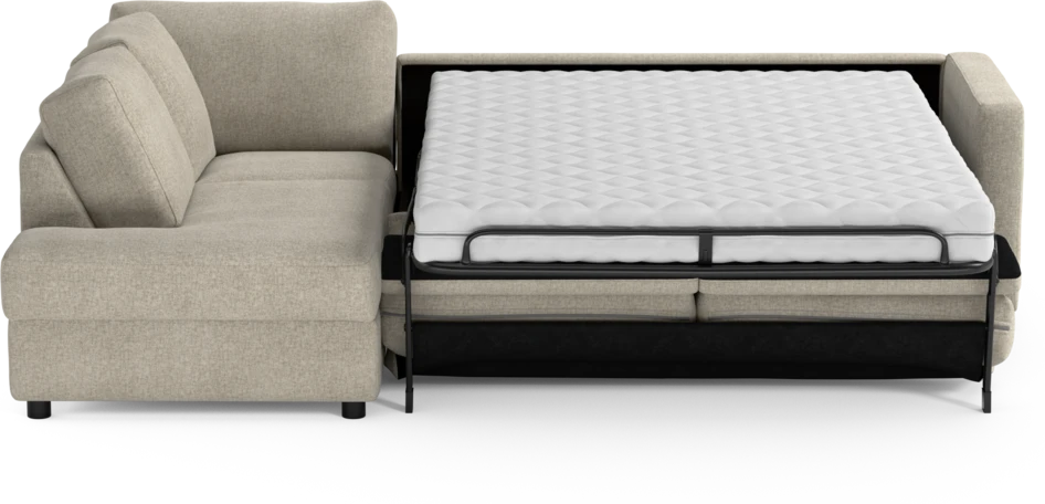 Lindö - Bäddsoffa 2,5-sits med divan - Beige